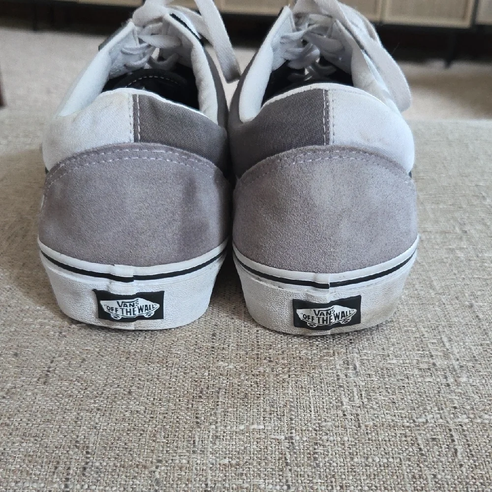 Vans White, Grey & Black UA Old Skool Shoes Mens 13 - Picture 4 of 10